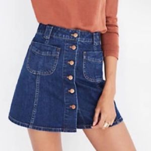 New with tags Madewell jean skirt